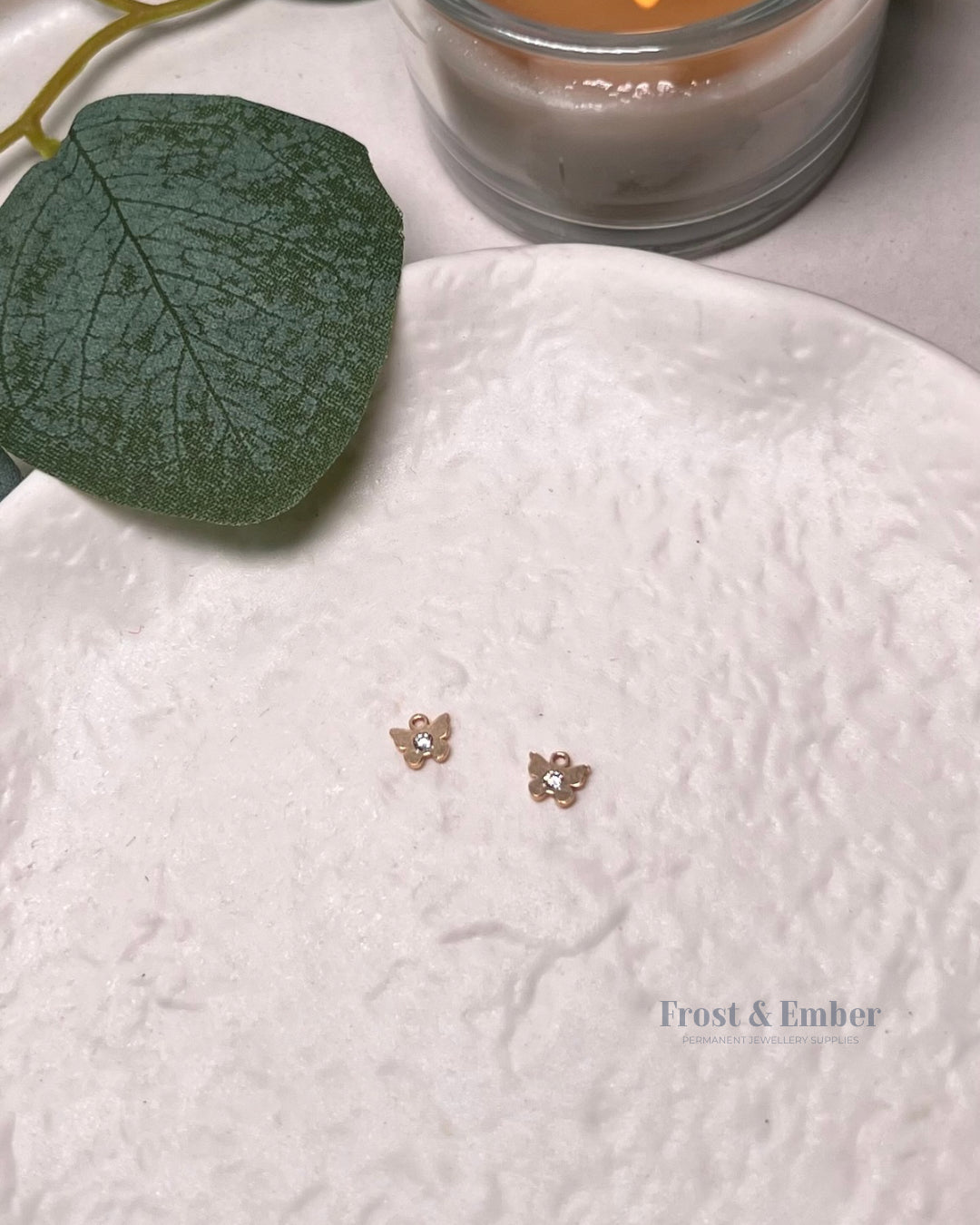 Butterfly Charm - 14k Gold Filled