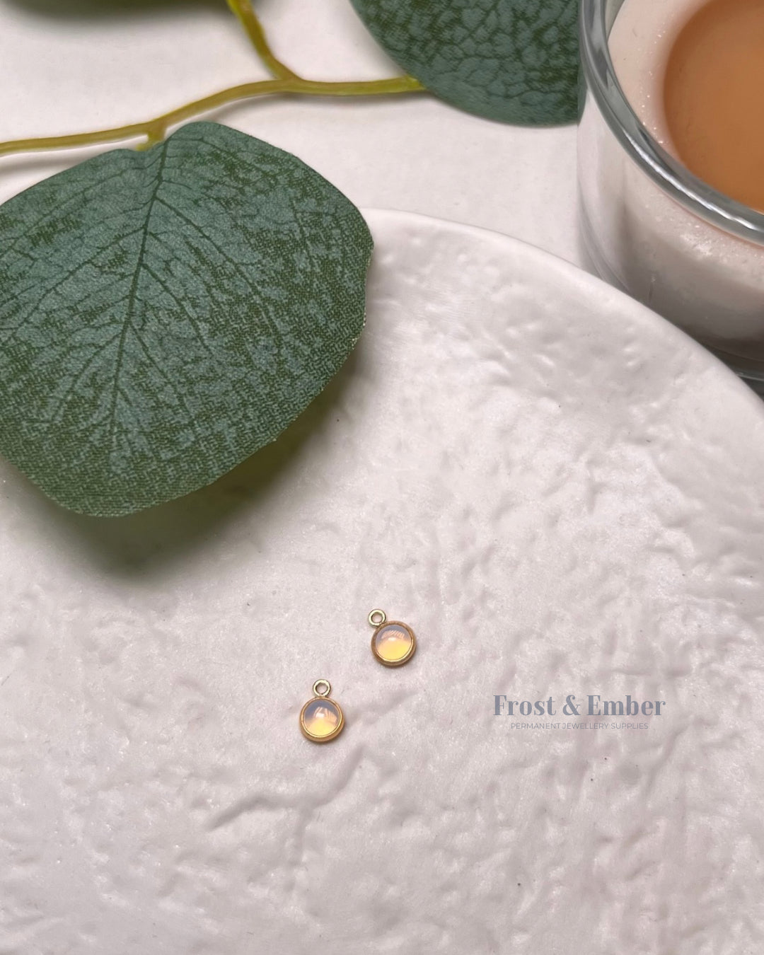 Moonstone Charm - 14k Gold Filled