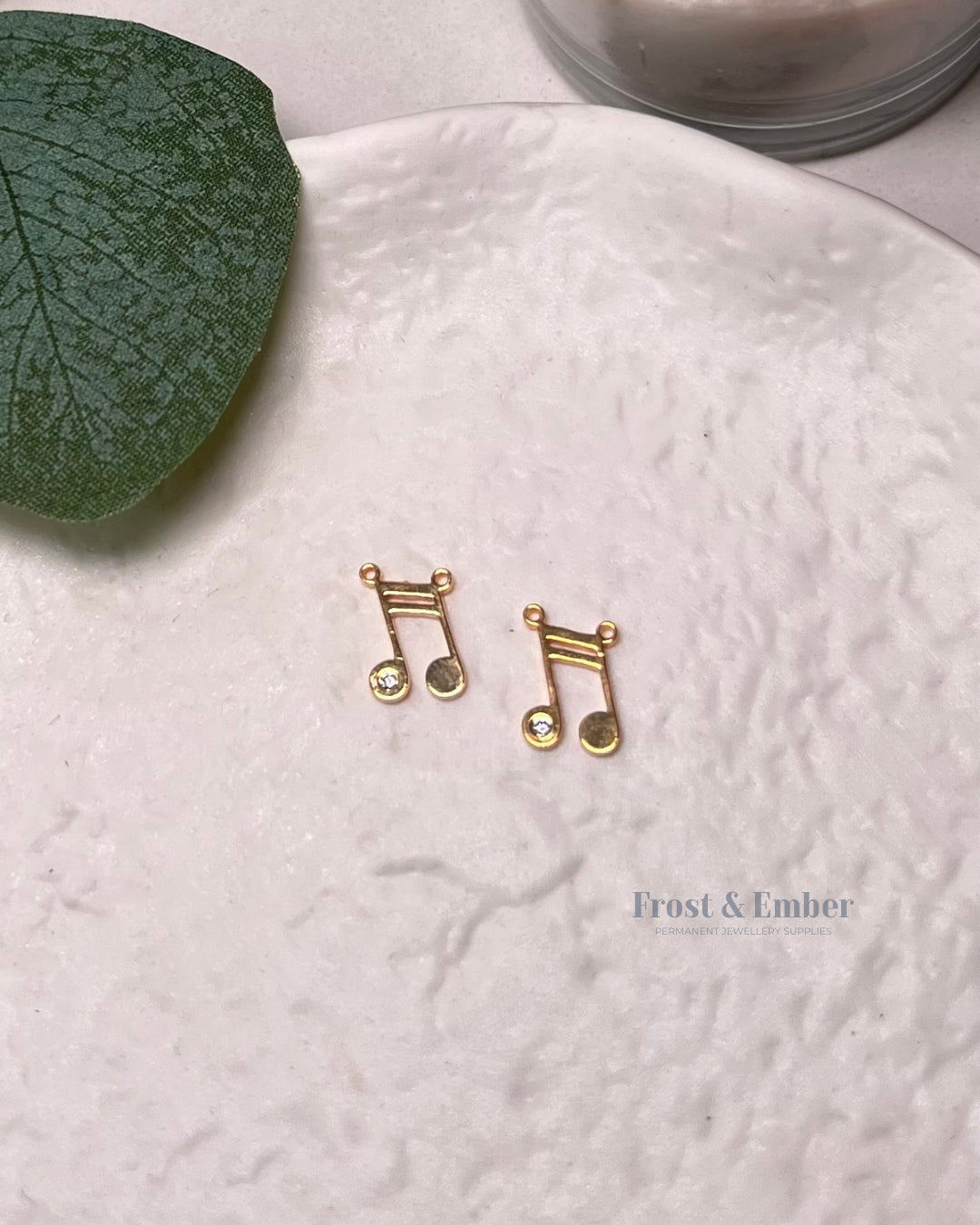 (Restock coming soon) Music Note Connector - 14k Gold Filled
