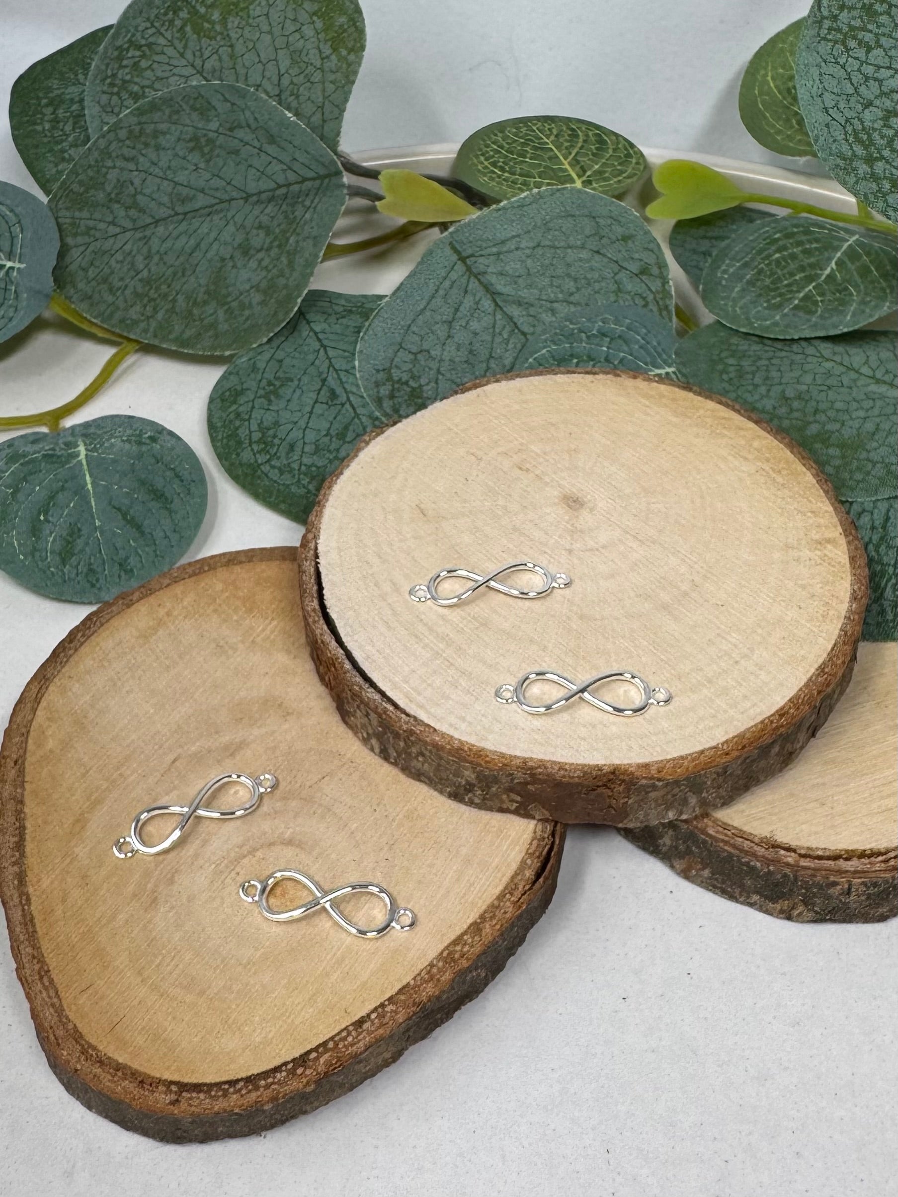 Infinity Connector - 925 Sterling Silver