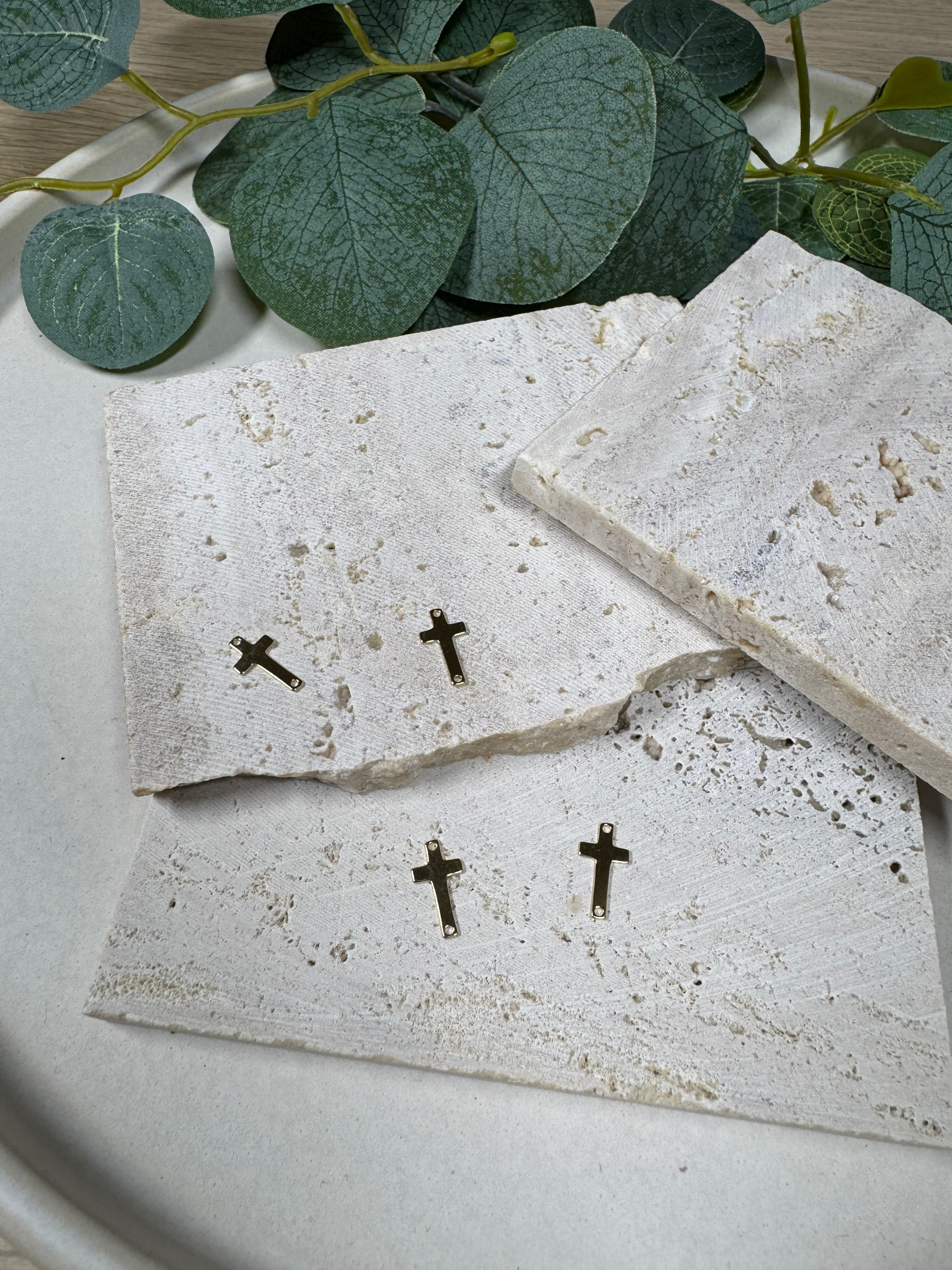 Cross Connector - 14k Gold Filled