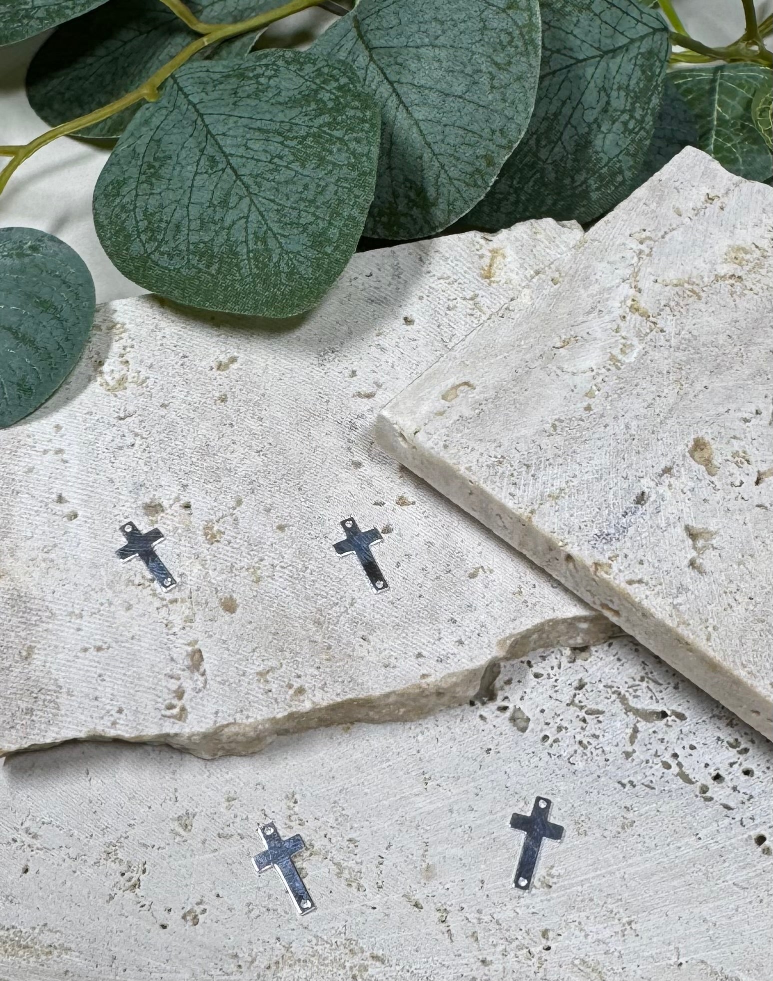 Cross Connector - 925 Sterling Silver